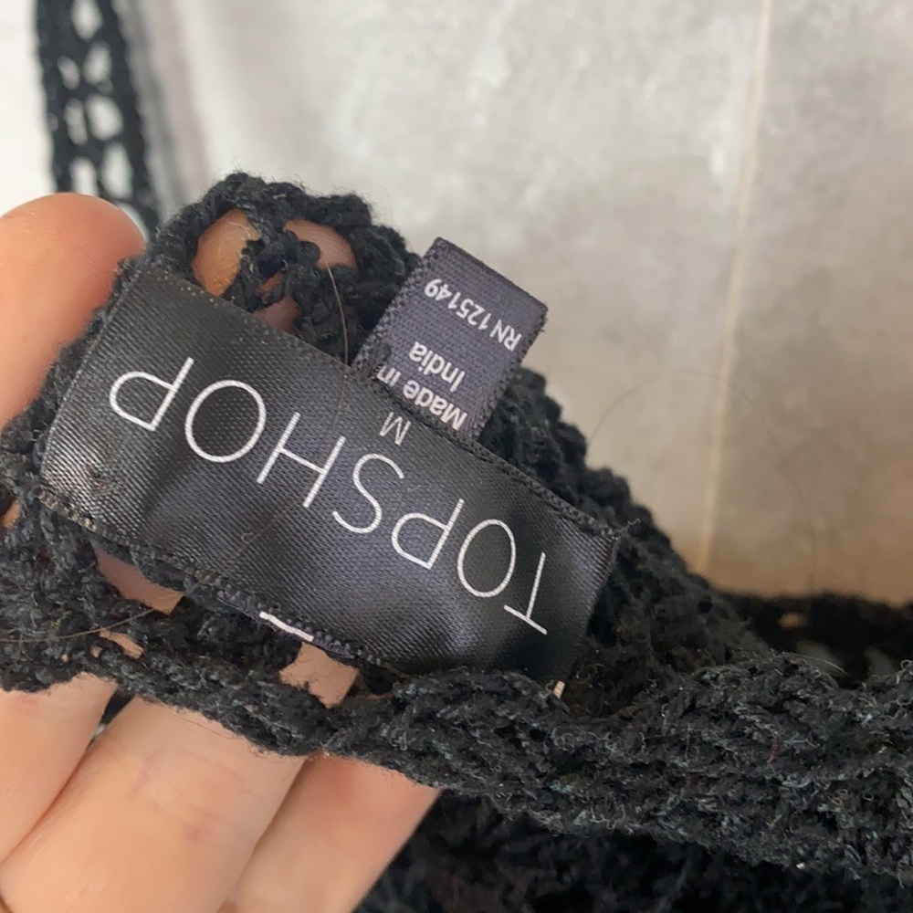 Topshop crochet black bralette - Picture 5 of 5